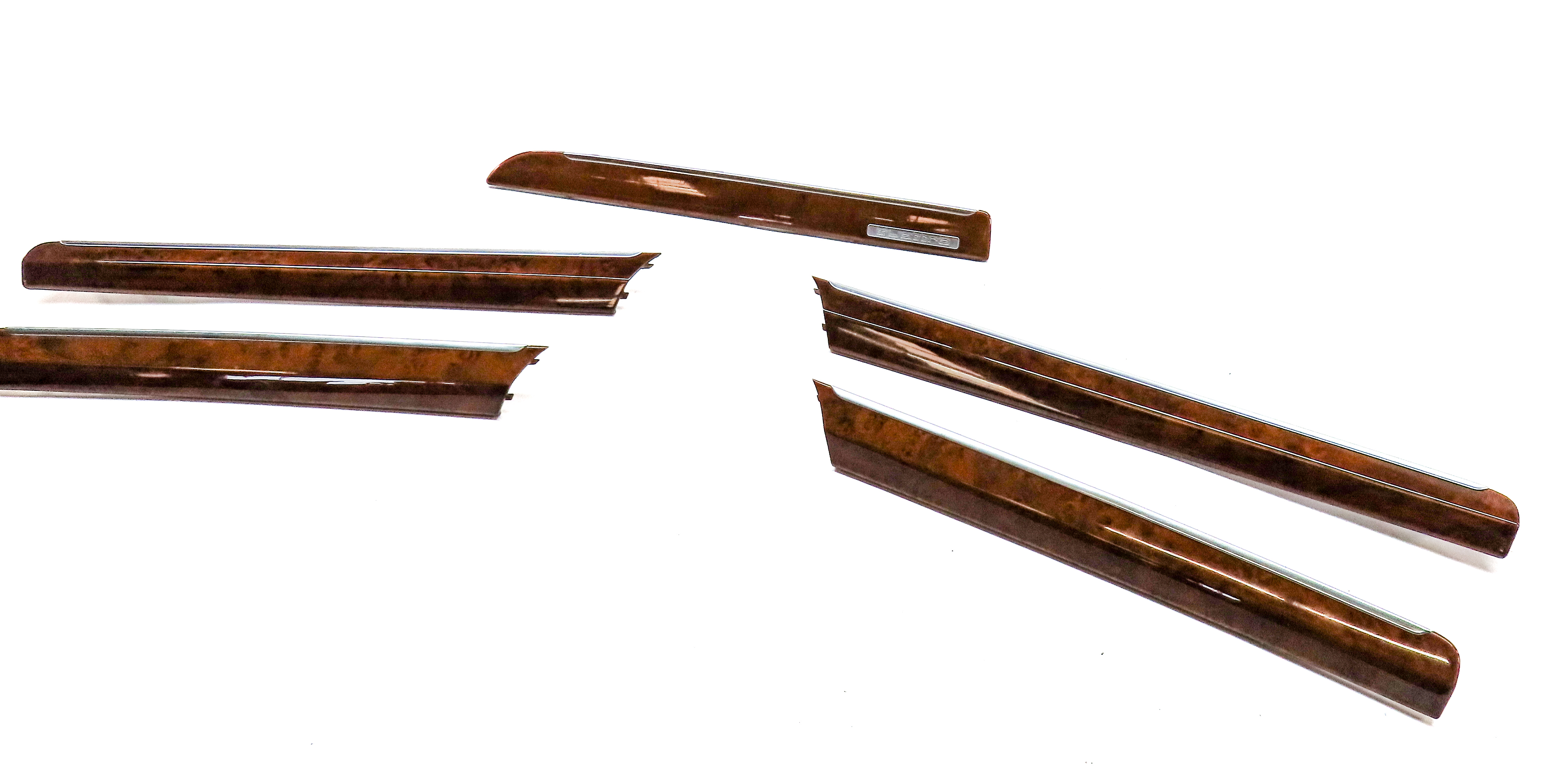2015 AUDI Q7 (4L) INTERIOR FRONT/REAR LEFT/RIGHT DOOR DASH TRIM SET/ 5 (Walnut) — exact item pictured